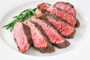 carne de pasto en plato