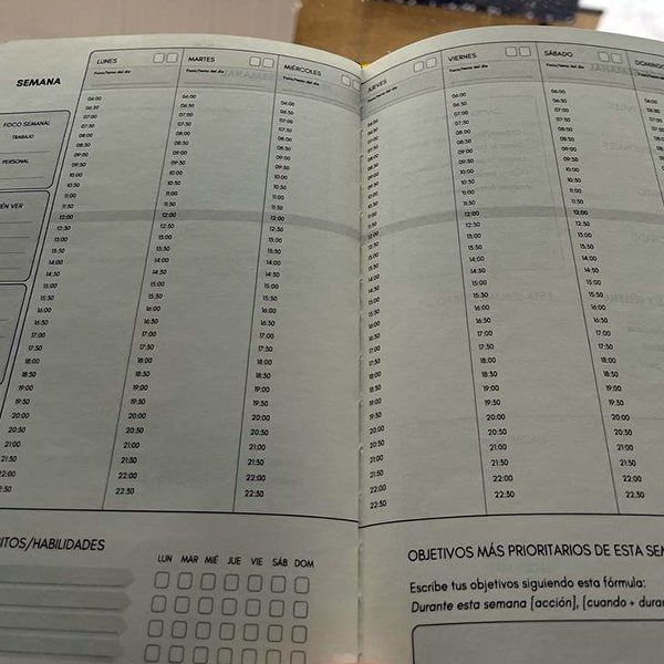 agenda de productividad 5