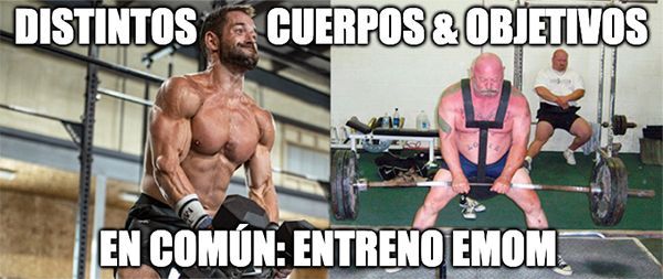 meme emom Rich Froning y Louie Simmons