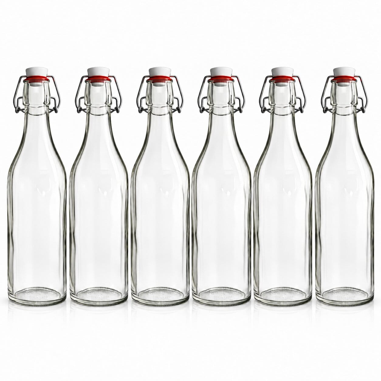 botellas de agua de cristal 1 litro​
